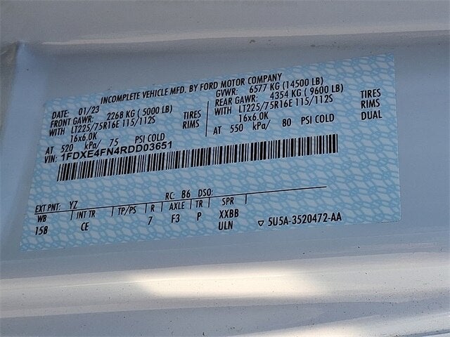 2024 Ford E-450SD 14' BOX TRUCK DRW