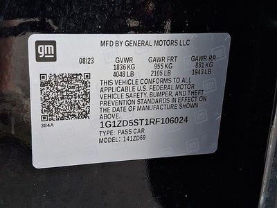 2024 Chevrolet Malibu LT 1LT