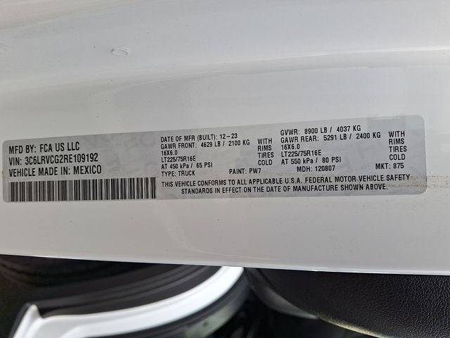 2024 RAM ProMaster 2500 High Roof 136 WB