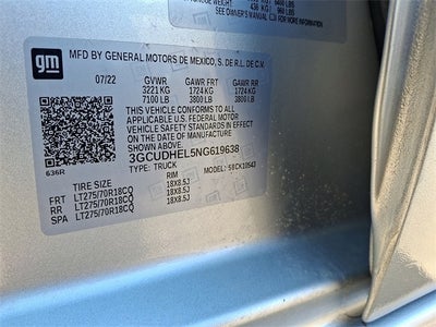 2022 Chevrolet Silverado 1500 ZR2