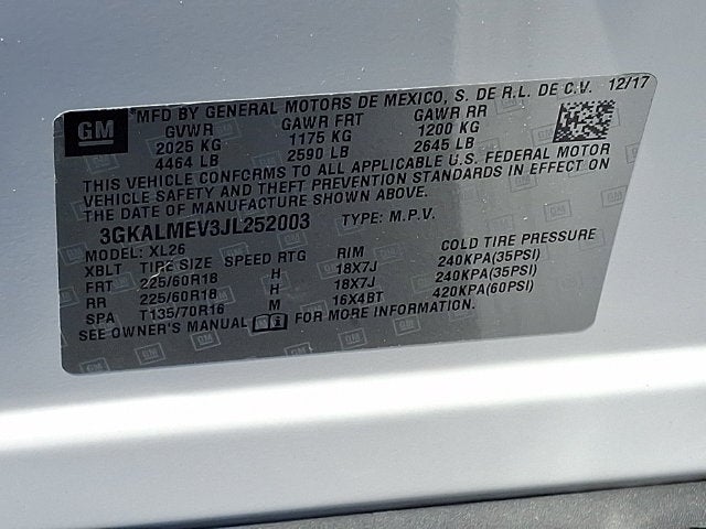 2018 GMC Terrain SLE