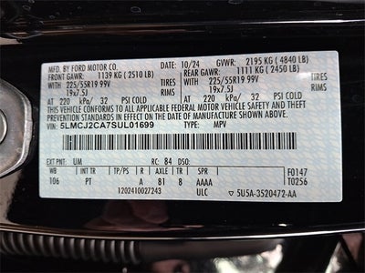 2025 Lincoln Corsair Reserve