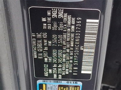 2022 Kia Telluride SX