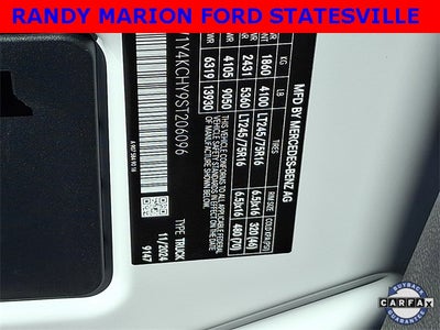 2025 Mercedes-Benz Sprinter 2500 Cargo 170 WB High Roof