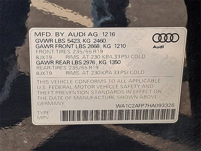 2017 Audi Q5 2.0T Premium quattro