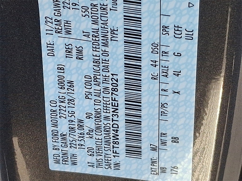 2022 Ford F-450SD Platinum