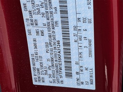 2019 Ford F-150 Lariat