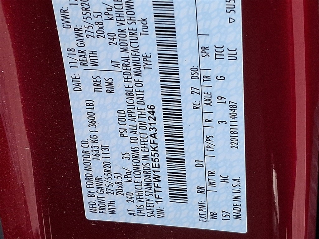 2019 Ford F-150 Lariat