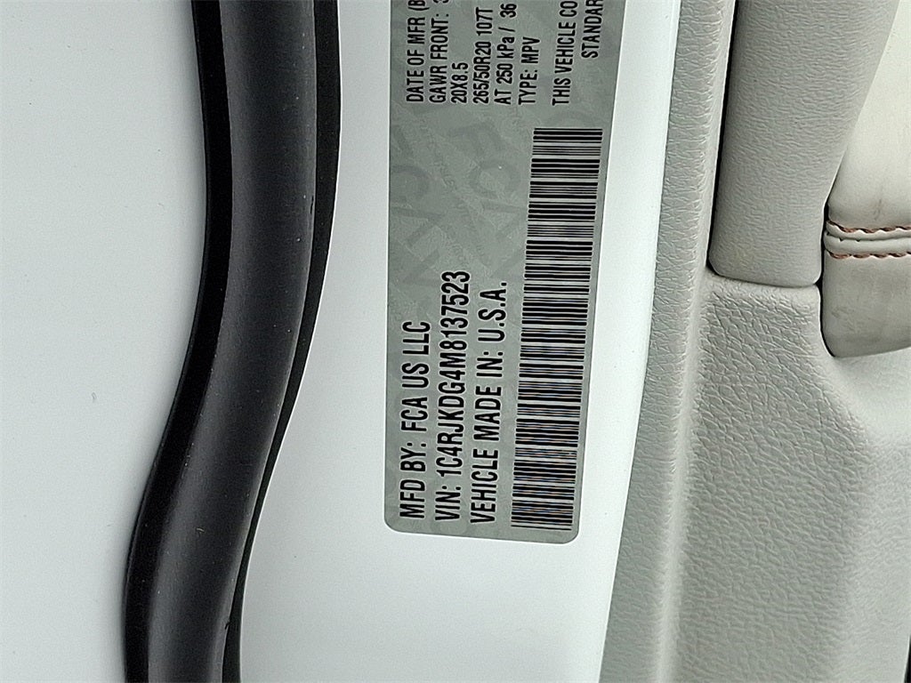 2021 Jeep Grand Cherokee L Overland 4x4