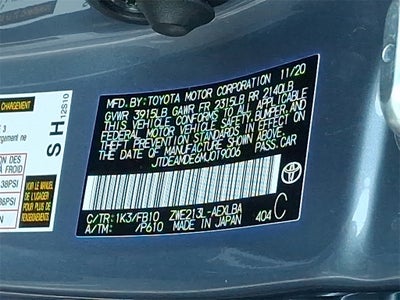 2021 Toyota Corolla Hybrid LE