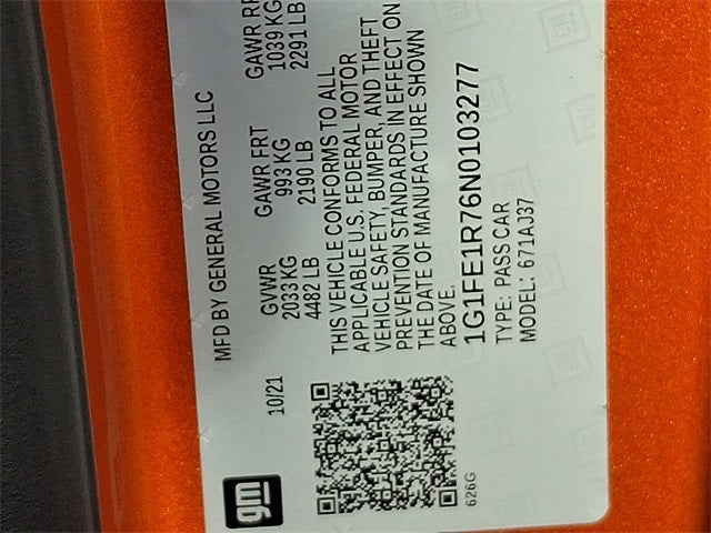 2022 Chevrolet Camaro SS 1SS