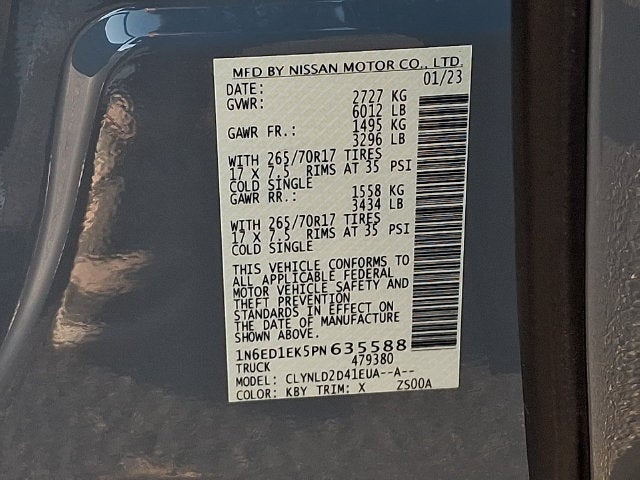 2023 Nissan Frontier PRO-4X