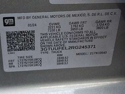 2024 GMC Sierra 1500 AT4X