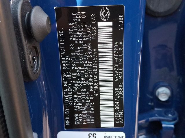 2024 Toyota Camry XSE