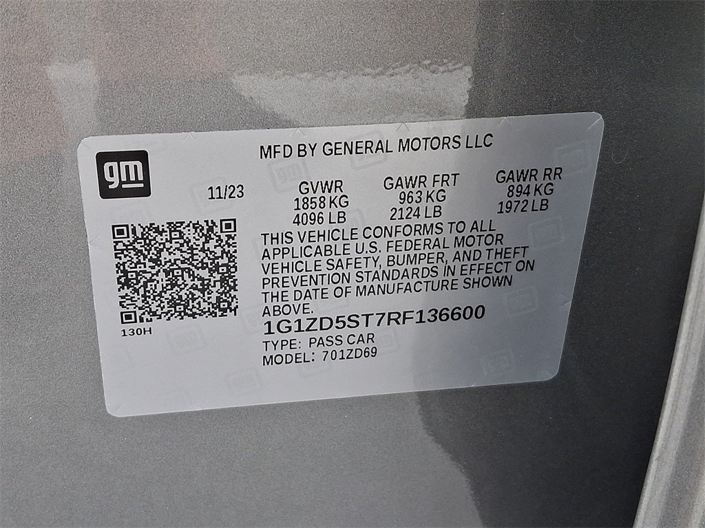 2024 Chevrolet Malibu LT 1LT