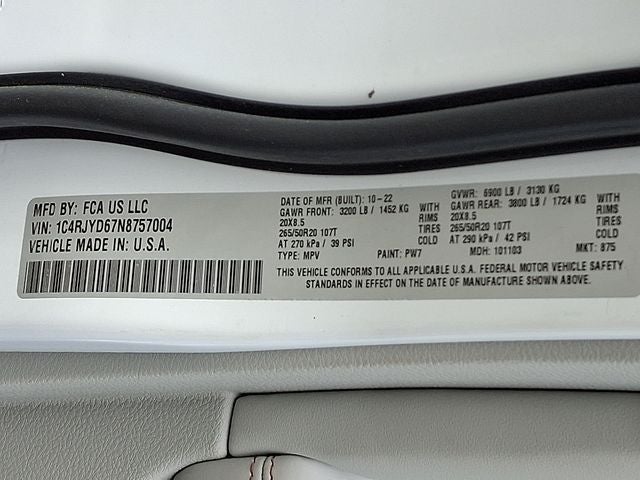 2022 Jeep Grand Cherokee Overland 4xe