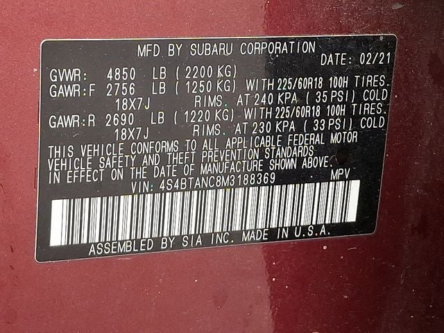 2021 Subaru Outback Limited