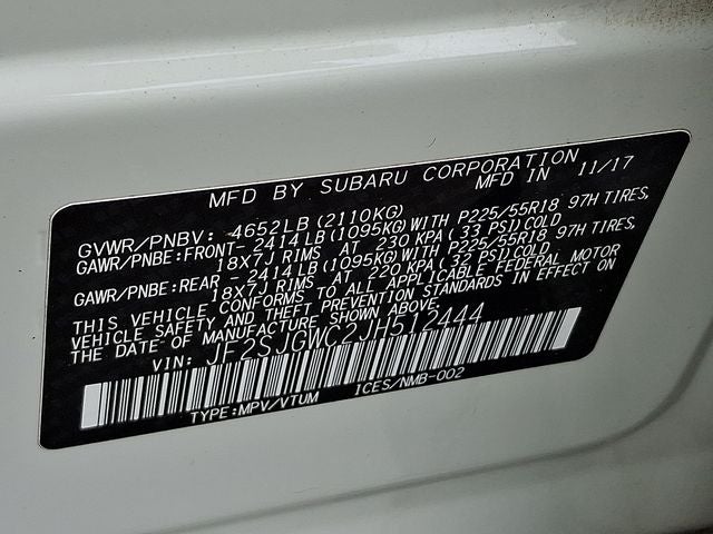 2018 Subaru Forester 2.0XT Touring