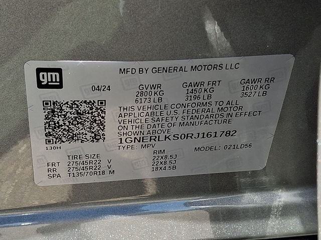 2024 Chevrolet Traverse RS
