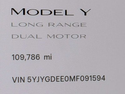 2021 Tesla Model Y Long Range
