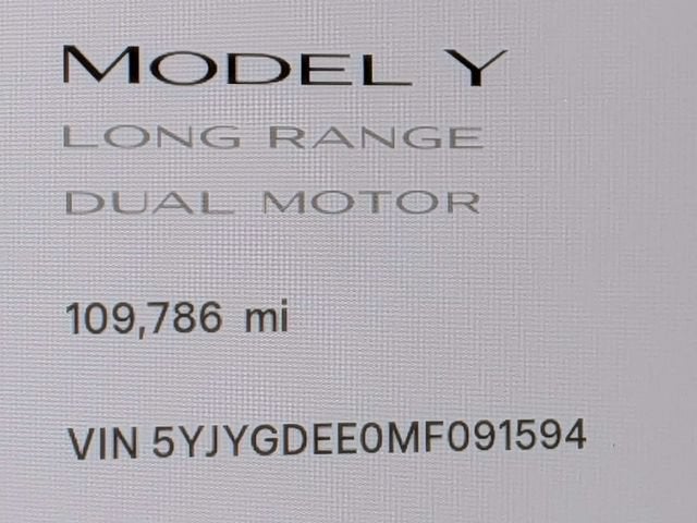 2021 Tesla Model Y Long Range