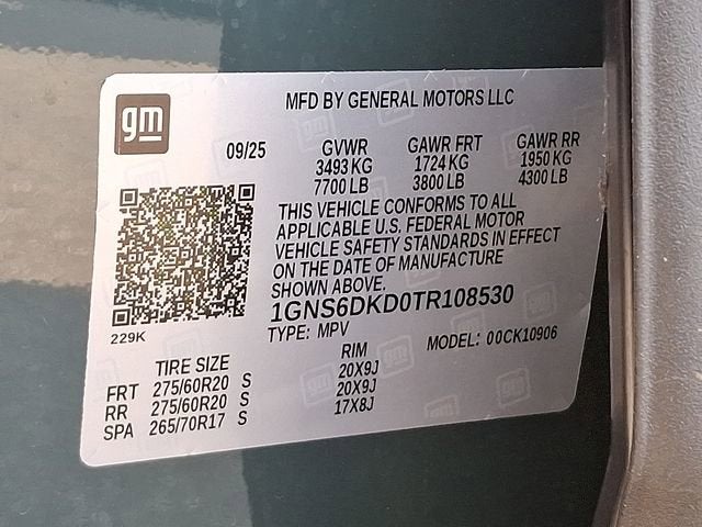 2026 Chevrolet Suburban Z71