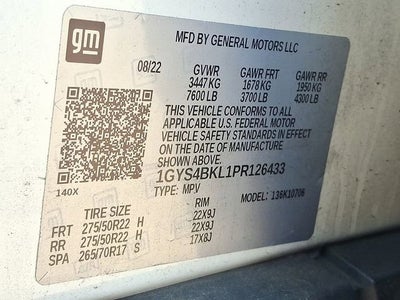 2023 Cadillac Escalade Premium Luxury