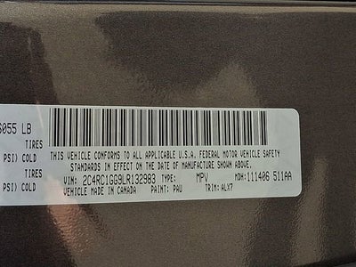 2020 Chrysler Pacifica Limited