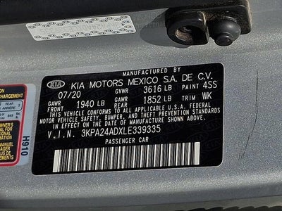 2020 Kia Rio LX