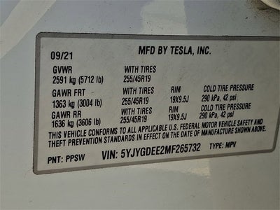 2021 Tesla Model Y Long Range