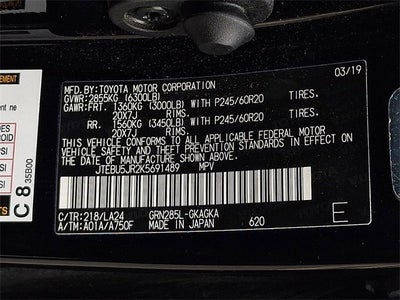 2019 Toyota 4Runner SR5