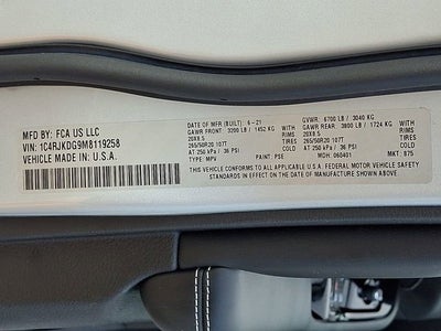 2021 Jeep Grand Cherokee L Overland 4x4