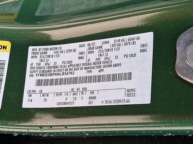 2022 Ford Bronco Outer Banks