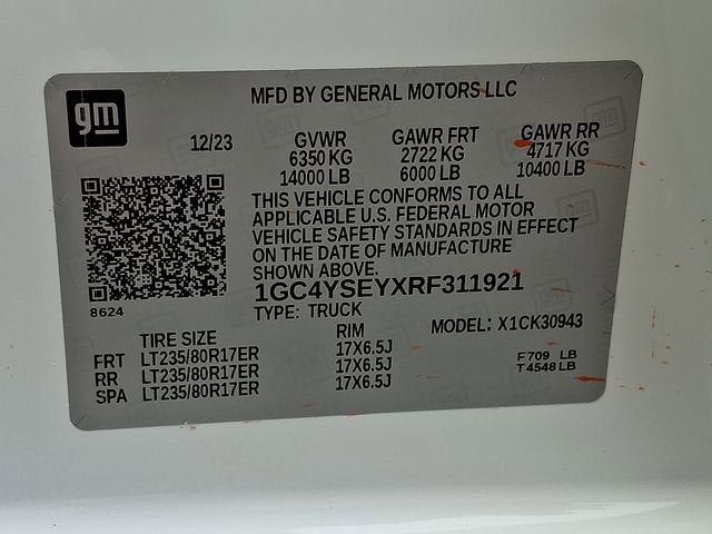 2024 Chevrolet Silverado 3500 HD WT DRW