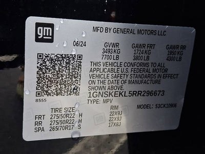 2024 Chevrolet Suburban RST