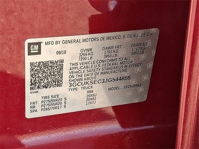 2018 Chevrolet Silverado 1500 LTZ