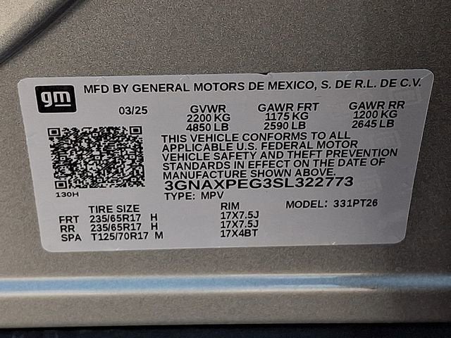2025 Chevrolet Equinox LT