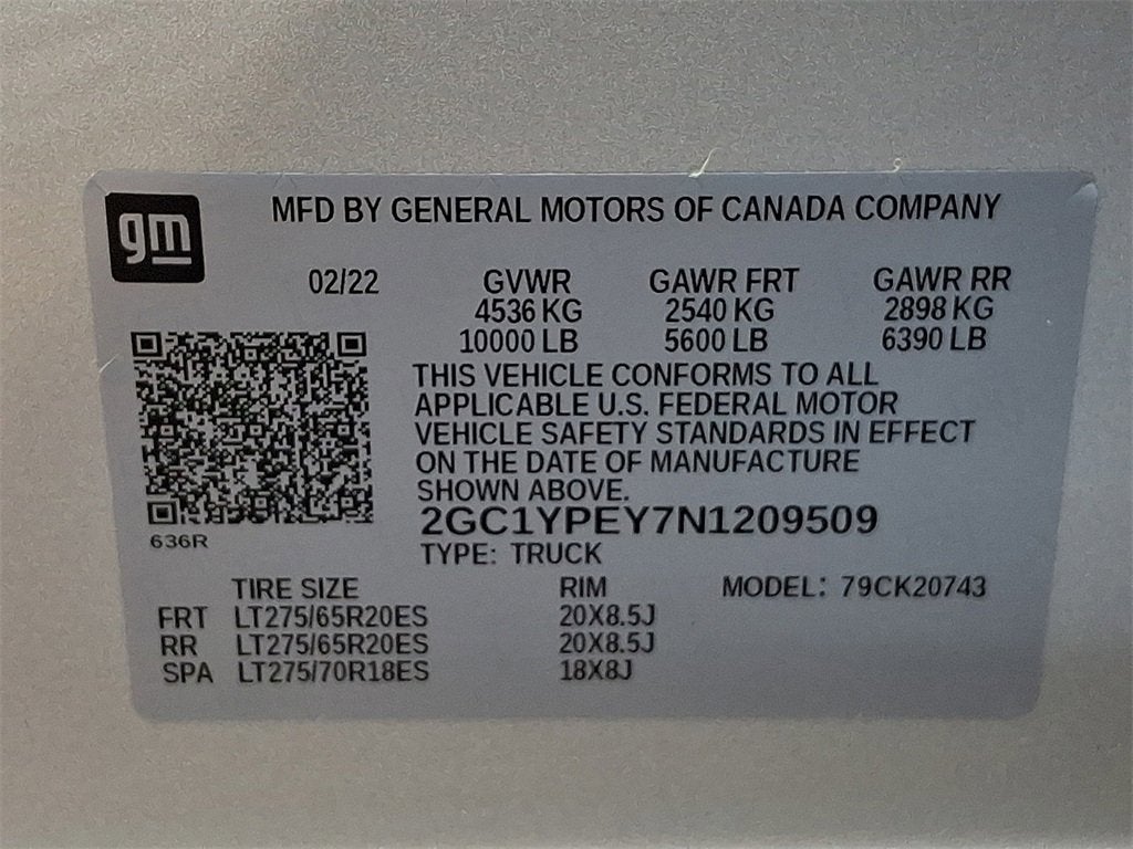 2022 Chevrolet Silverado 2500 HD LTZ