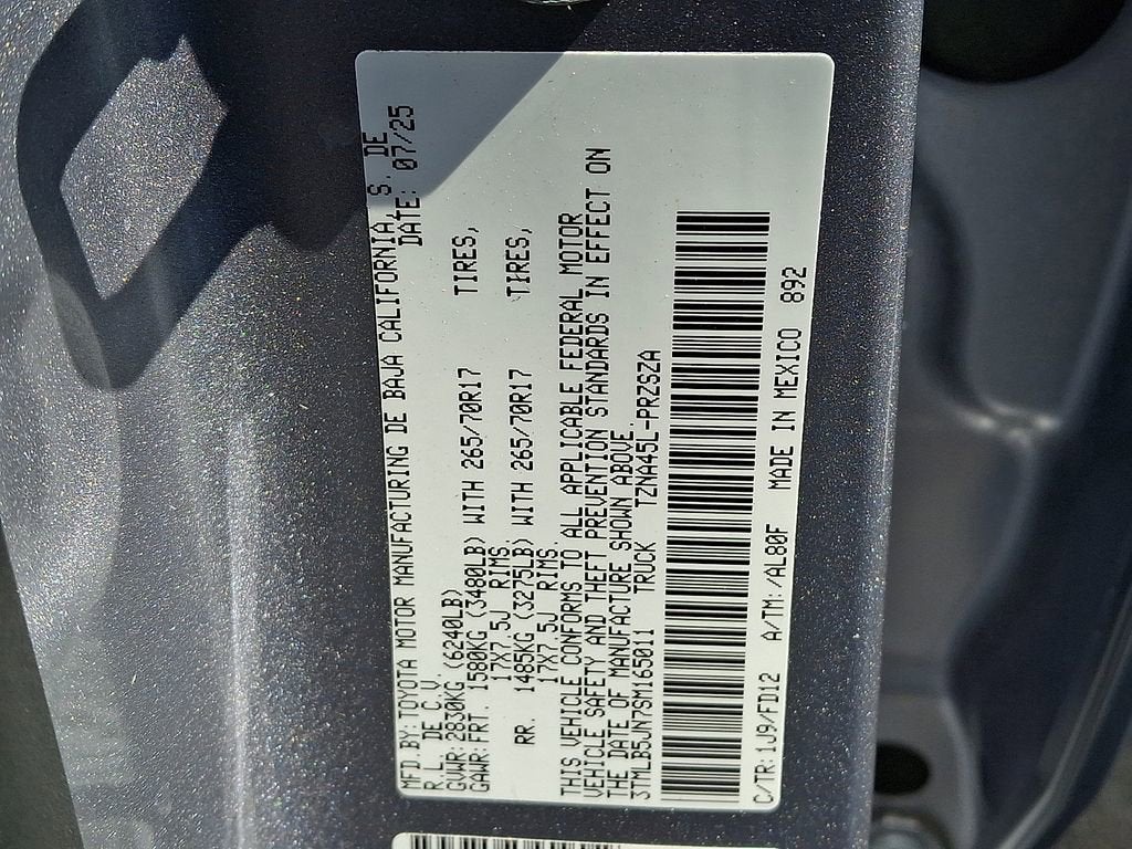 2025 Toyota Tacoma 4WD SR