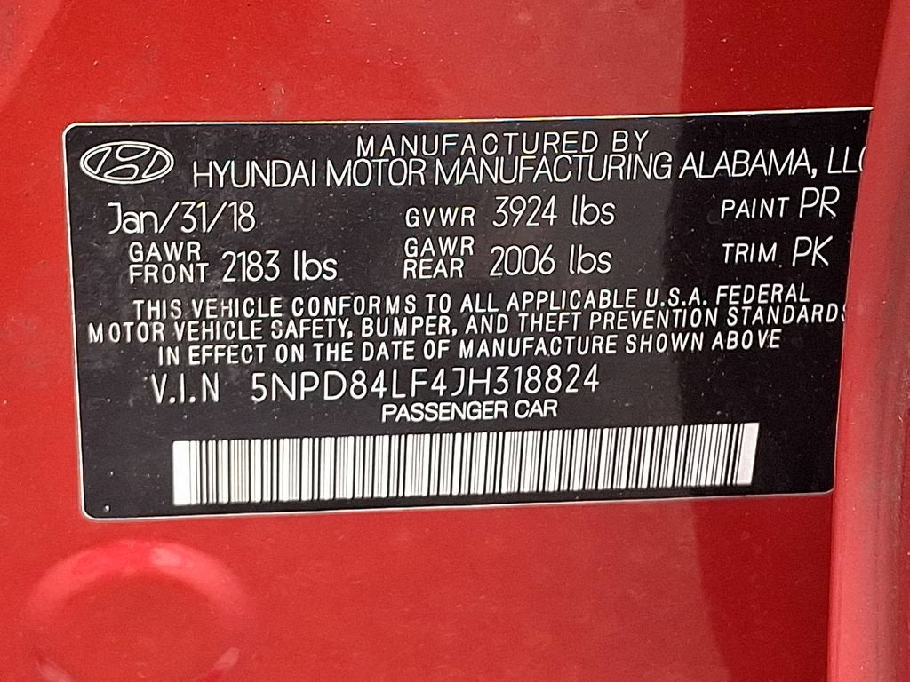 2018 Hyundai Elantra SEL