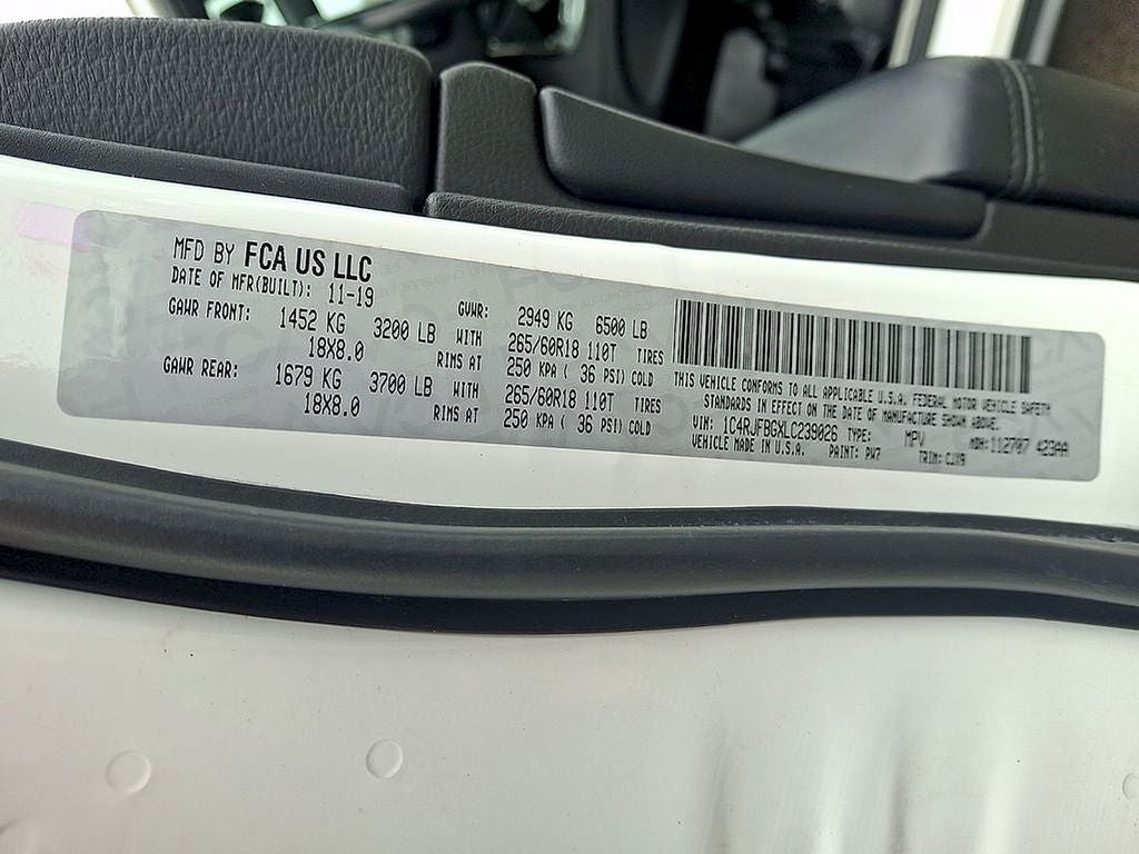 2020 Jeep Grand Cherokee Limited