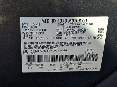 2015 Ford Explorer XLT