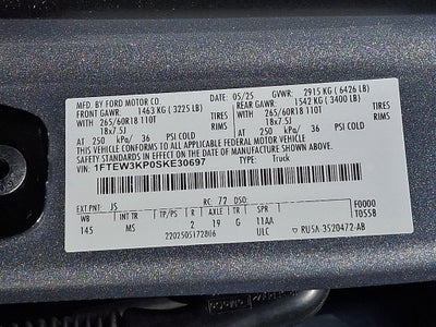2025 Ford F-150 XLT