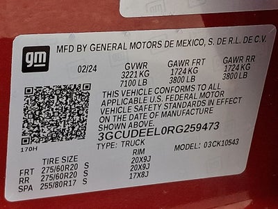 2024 Chevrolet Silverado 1500 RST