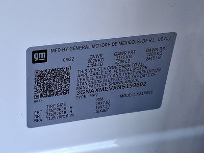 2022 Chevrolet Equinox RS