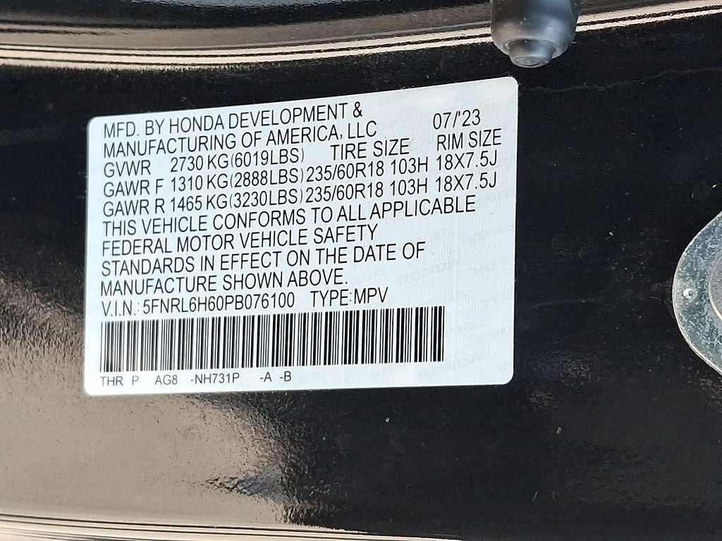 2023 Honda Odyssey EX-L