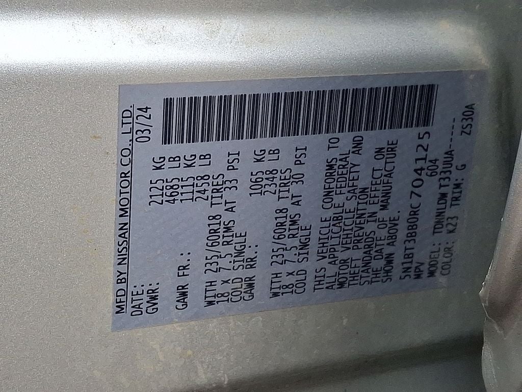 2024 Nissan Rogue SV