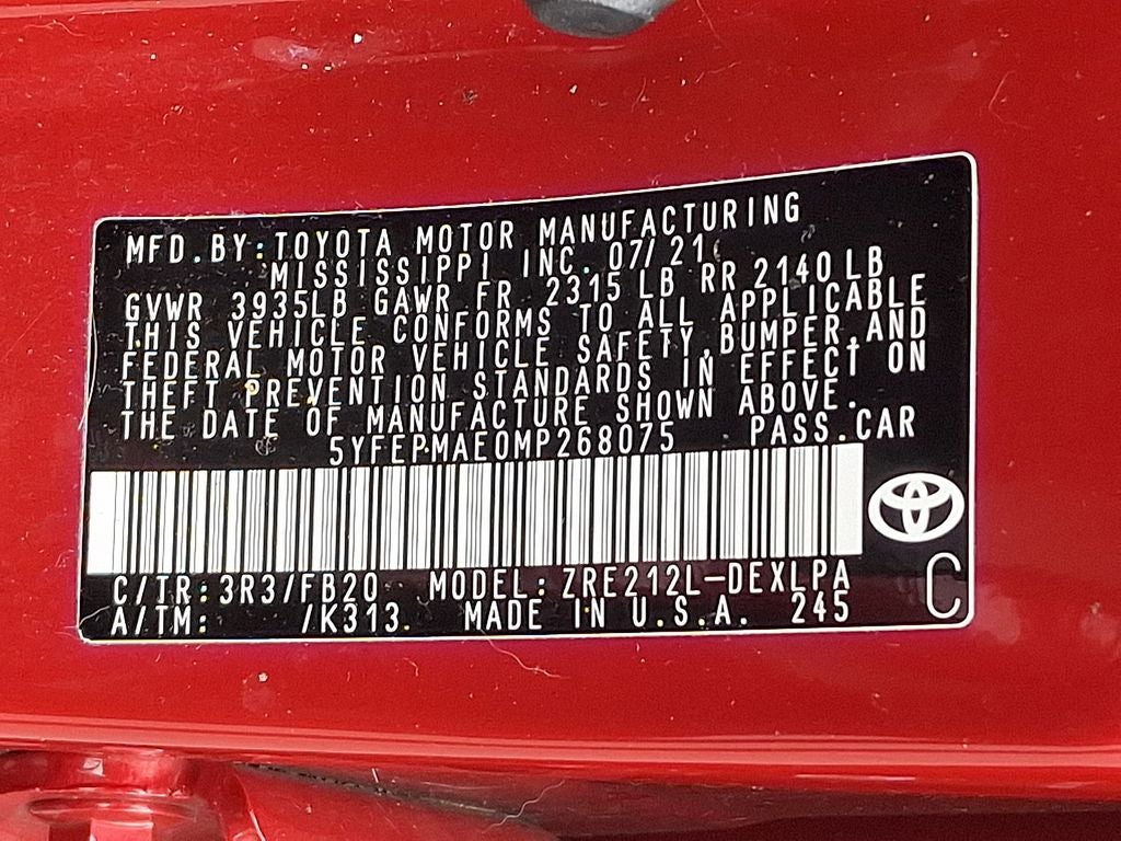 2021 Toyota Corolla LE