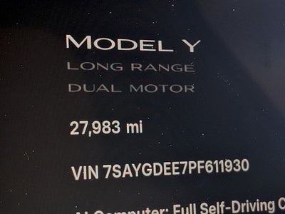 2023 Tesla Model Y Long Range