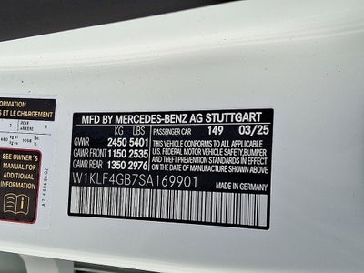 2025 Mercedes-Benz E-Class E 350